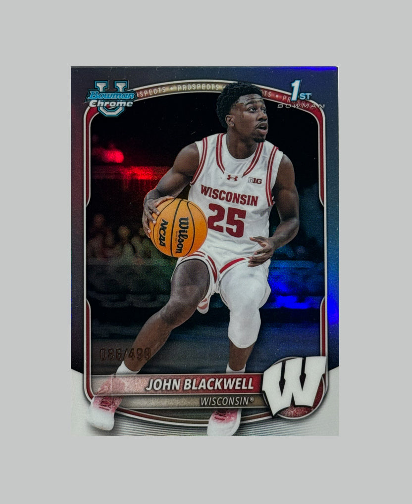Topps Bowman U 2025-26 John Blackwell 1st 086/499
