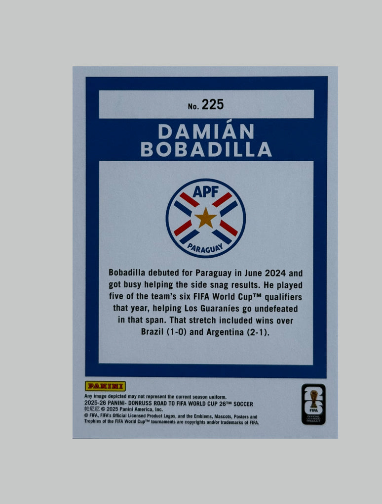 Panini Donruss Road to World Cup 2025-26 Damian Bobadilla 034/349