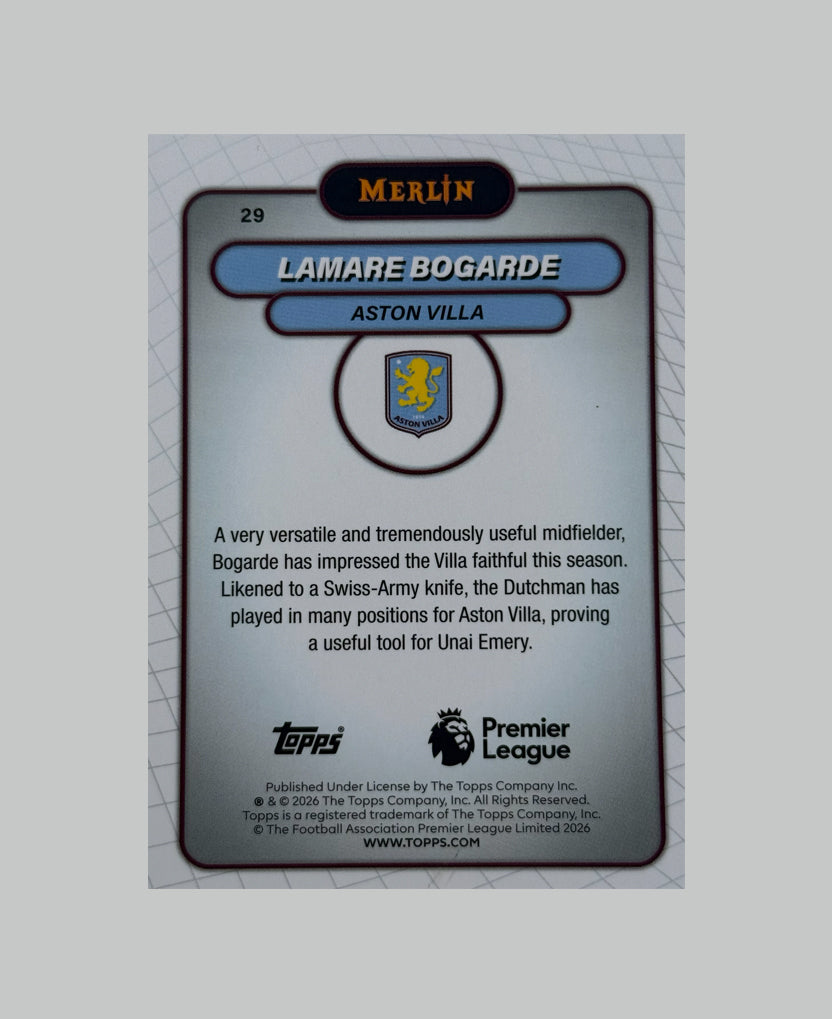 Topps Merlin Premier League 2025-26 Lamare Bogarde 39/99