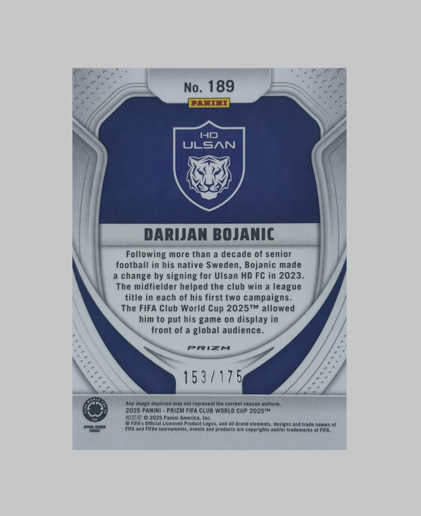 Panini Prizm Club World Cup Darijan Bojanic 153/175