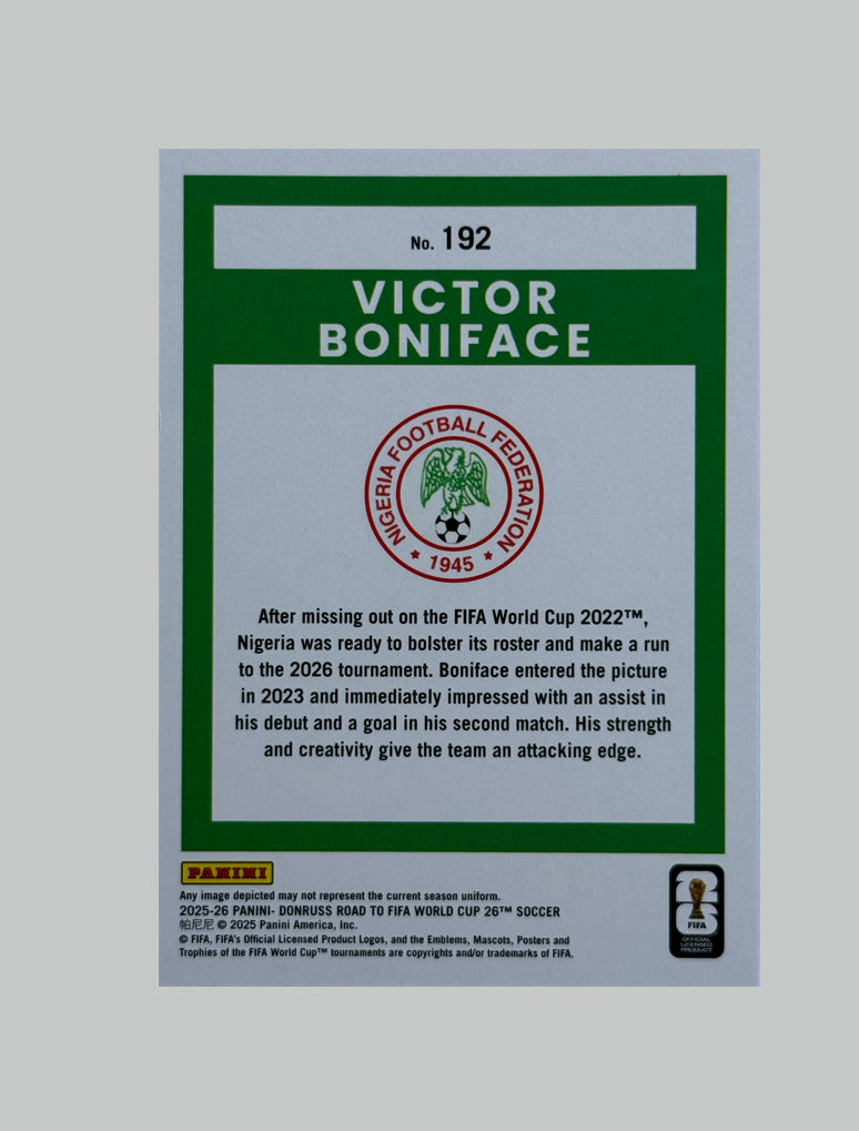 Panini Donruss Road to World Cup 2025-26 Victor Boniface 96/99