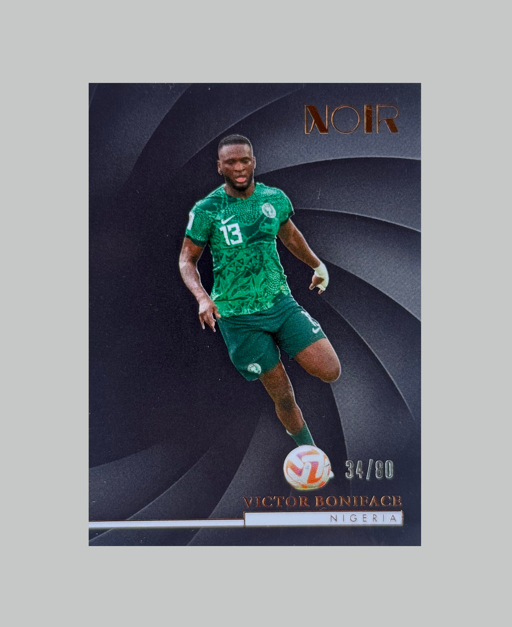 Panini Noir 2024-25 Victor Boniface 34/80