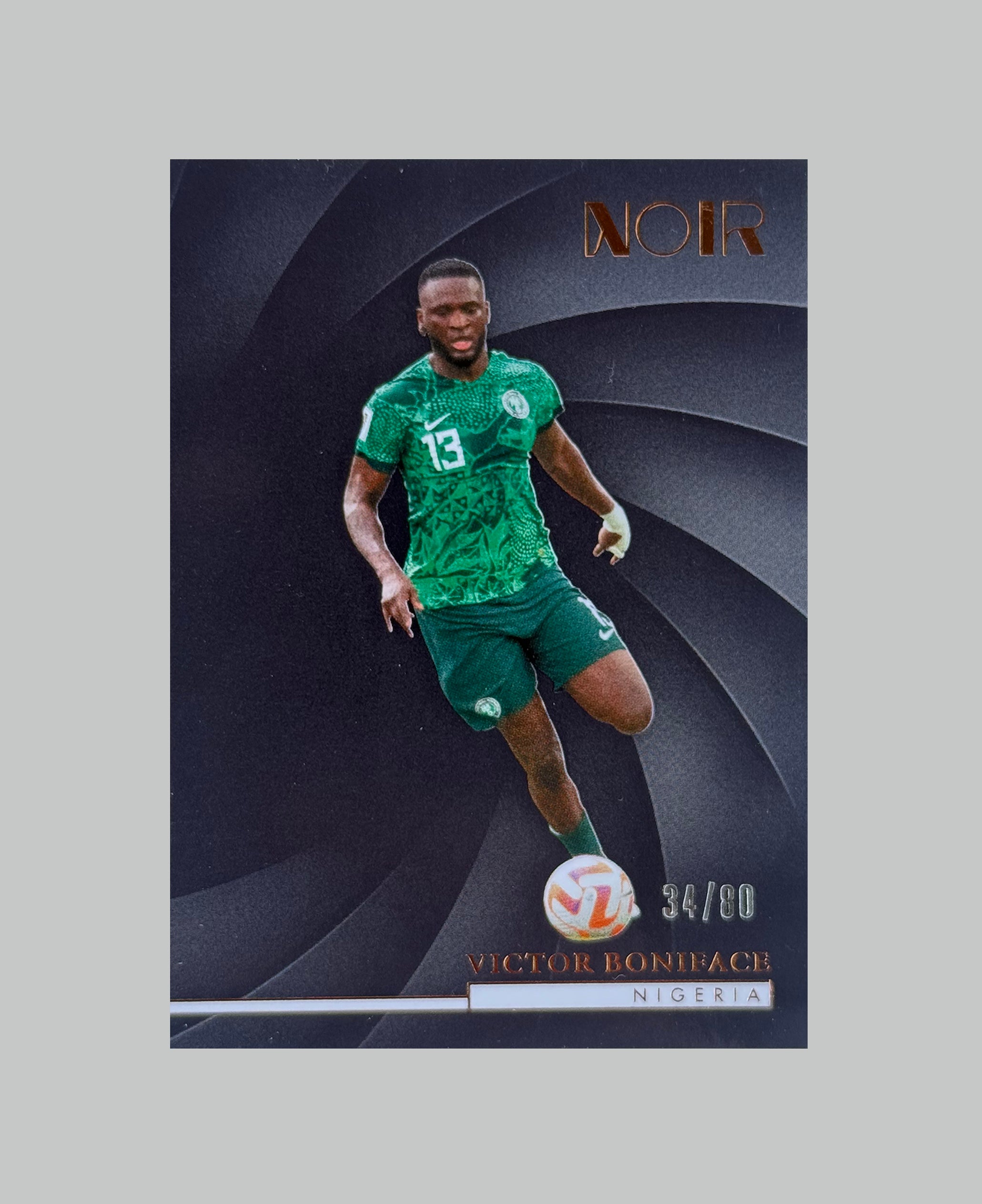 Panini Noir 2024-25 Victor Boniface 34/80