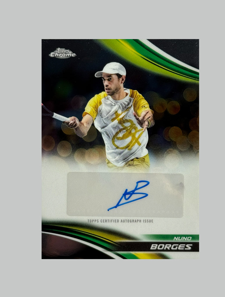 Topps Chrome Tennis 2025 Nuno Borges Auto