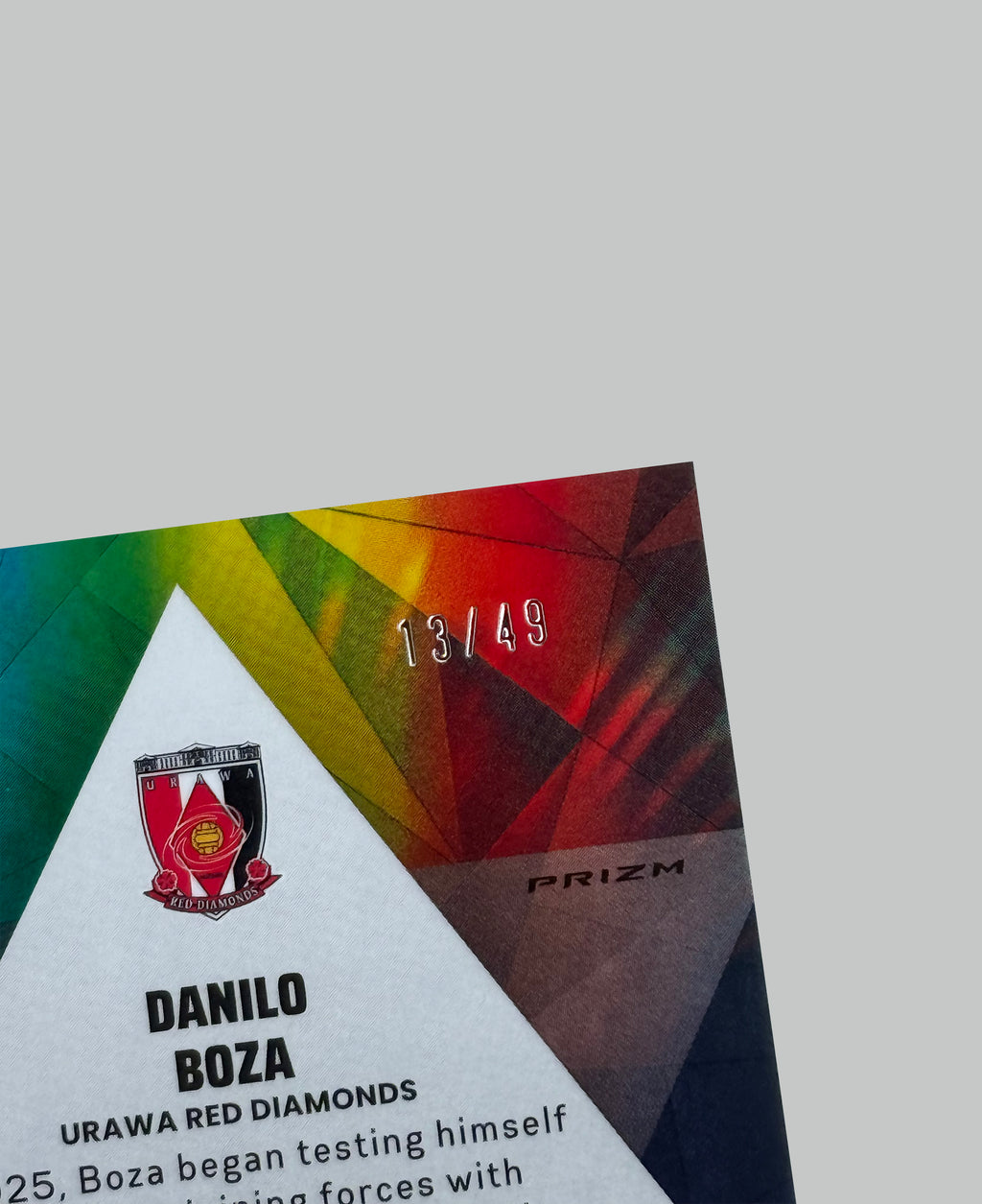 Panini Prizm Club World Cup Danilo Boza Prizmatic (RC) 13/49