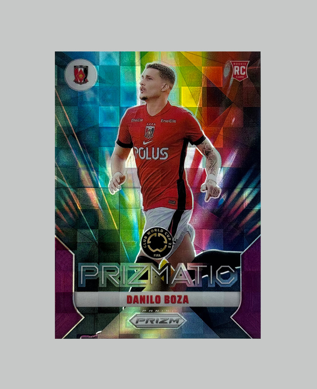 Panini Prizm Club World Cup Danilo Boza Prizmatic (RC) 13/49