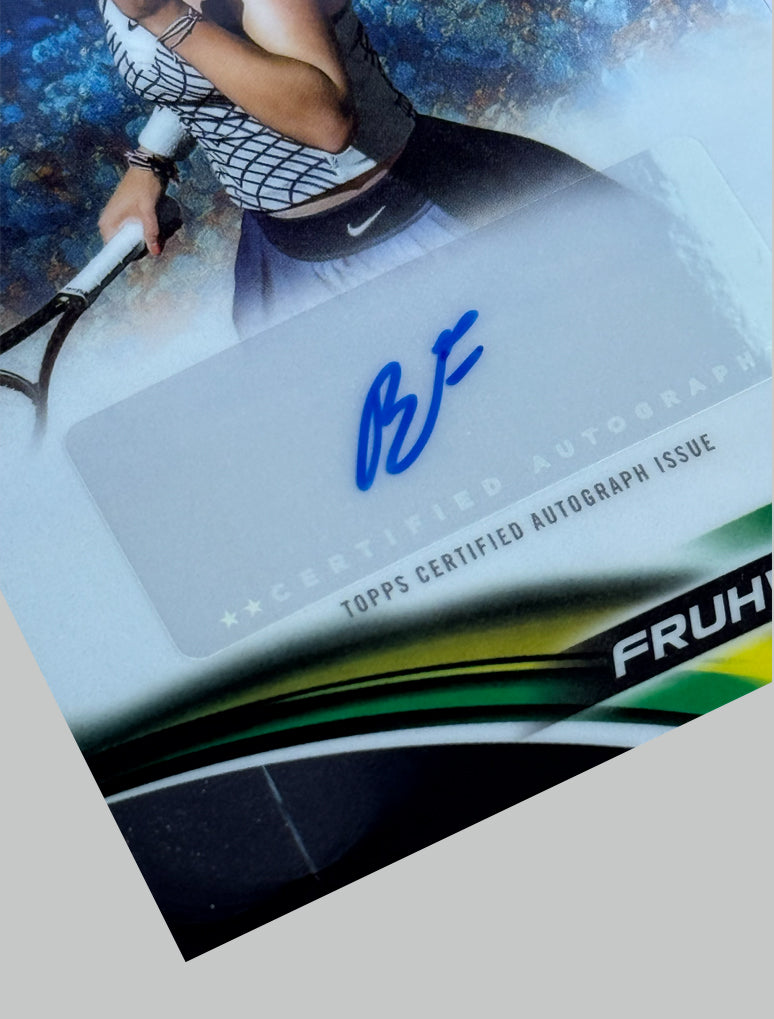 Topps Chrome Tennis 2025 Brenda Fruhvitova Auto