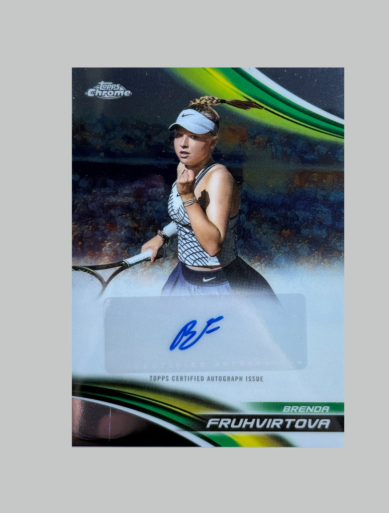 Topps Chrome Tennis 2025 Brenda Fruhvitova Auto