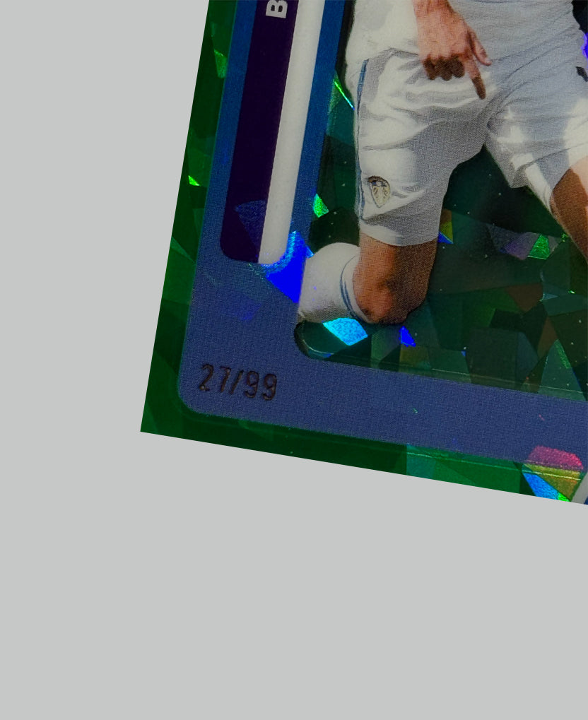 Topps Chrome Premier League 2026 Brenden Aaronson 27/99 Sapphire