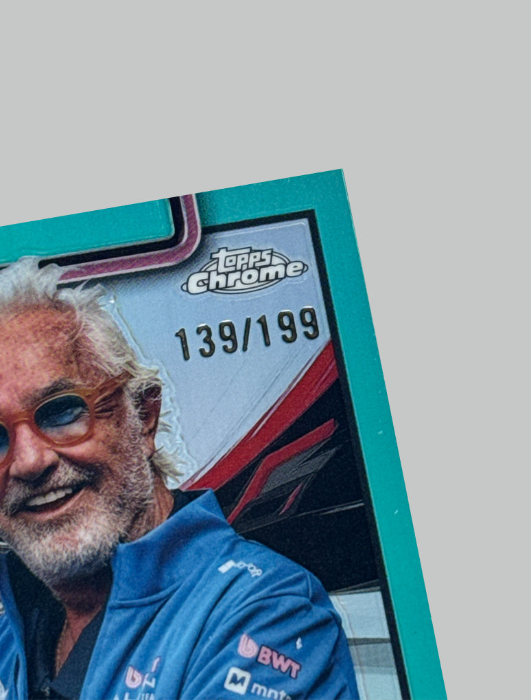Topps Chrome F1 2025 Flavio Briatore 139/199