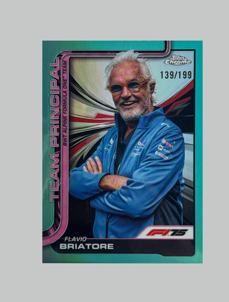Topps Chrome F1 2025 Flavio Briatore 139/199