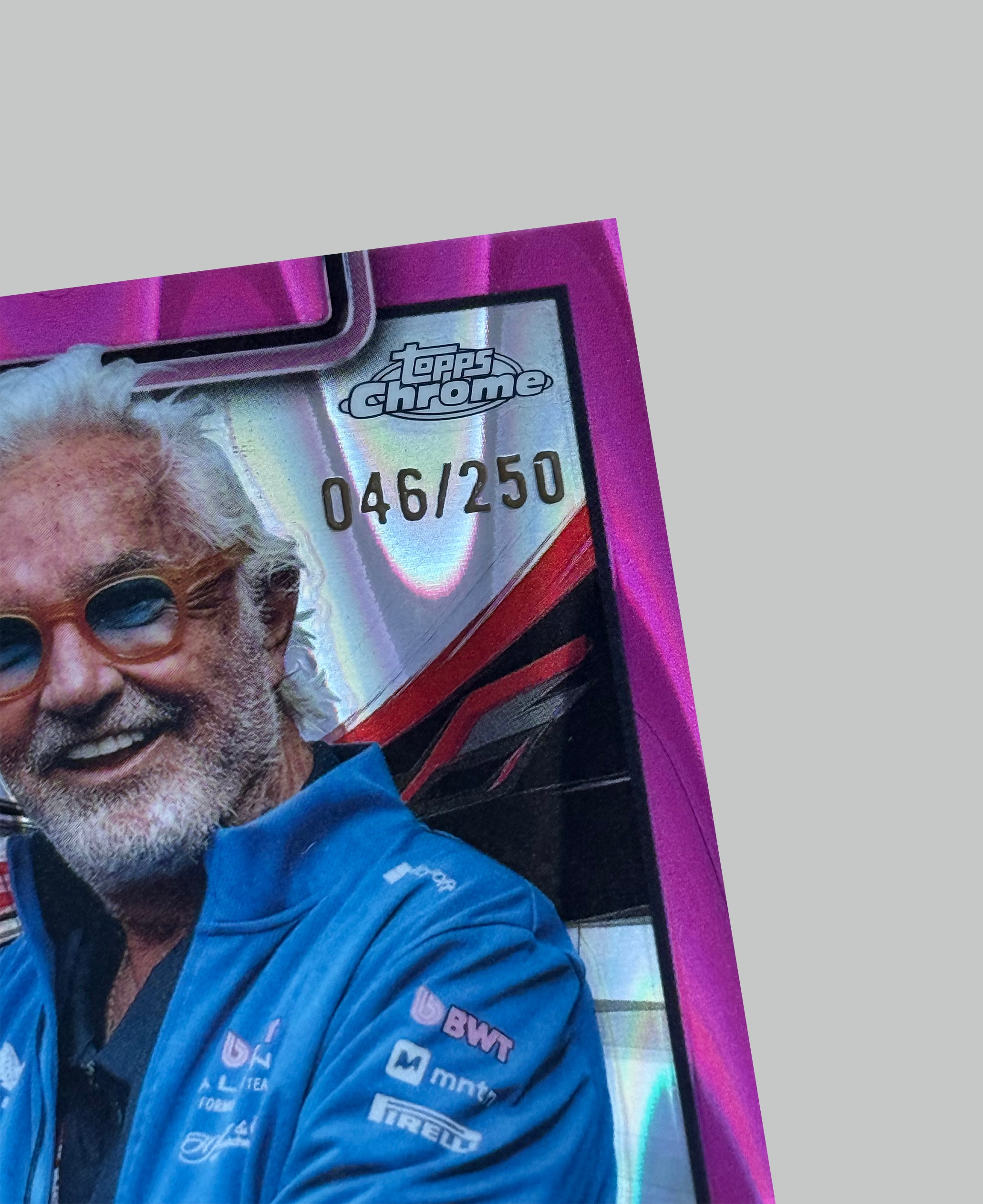 Topps Chrome F1 2025 Flavio Briatore 046/250