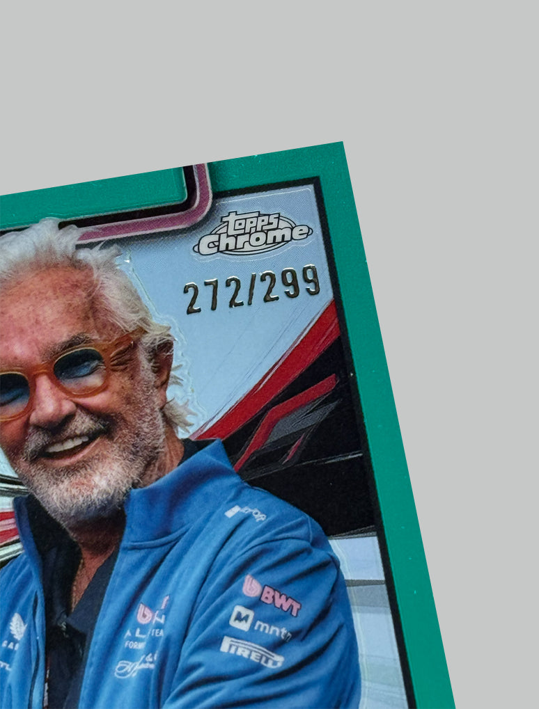 Topps Chrome F1 2025 Flavio Briatore 272/299