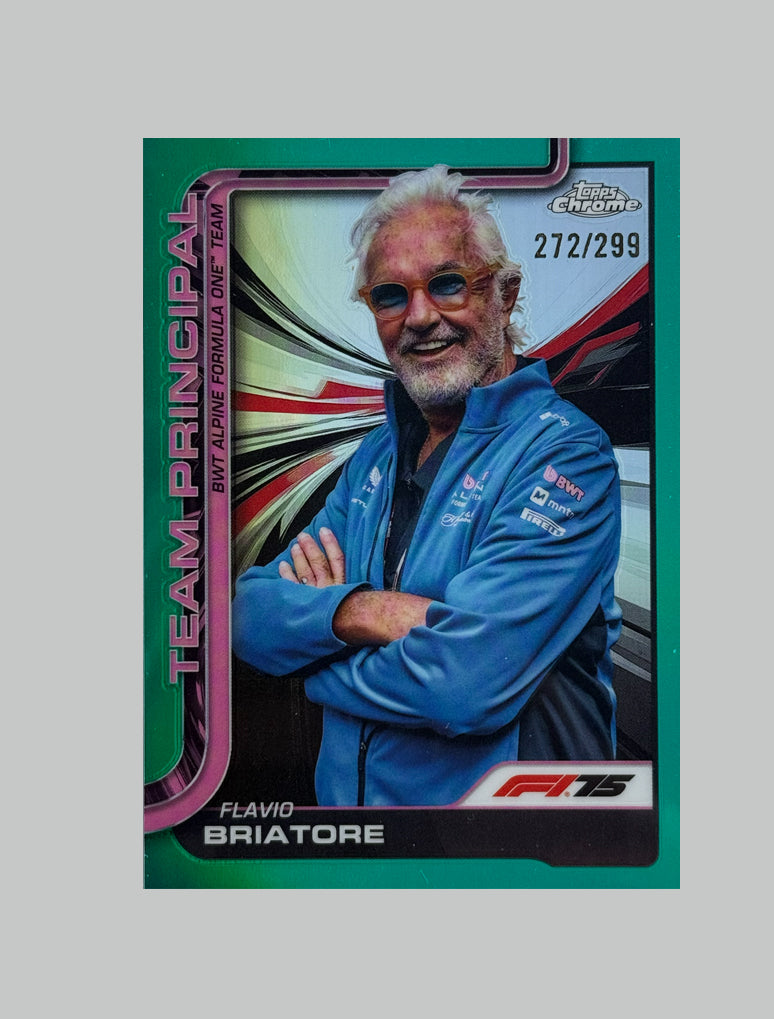 Topps Chrome F1 2025 Flavio Briatore 272/299