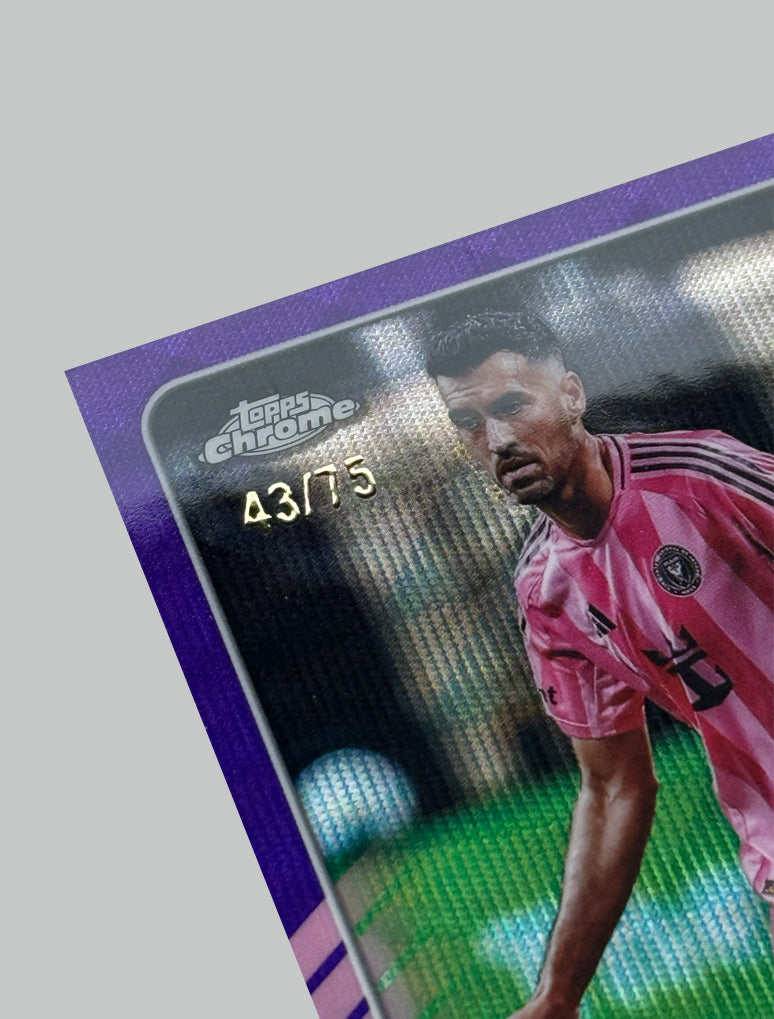 Topps Chrome MLS 2024-25 Sergio Busquets 43/75