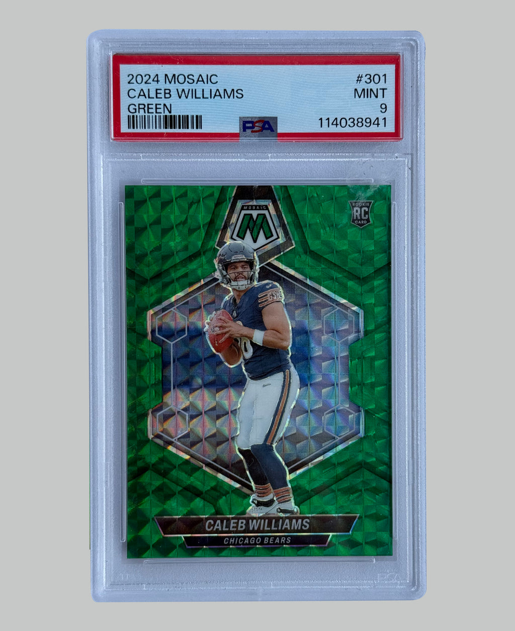 Panini Mosaic 2024 Caleb Williams PSA 9
