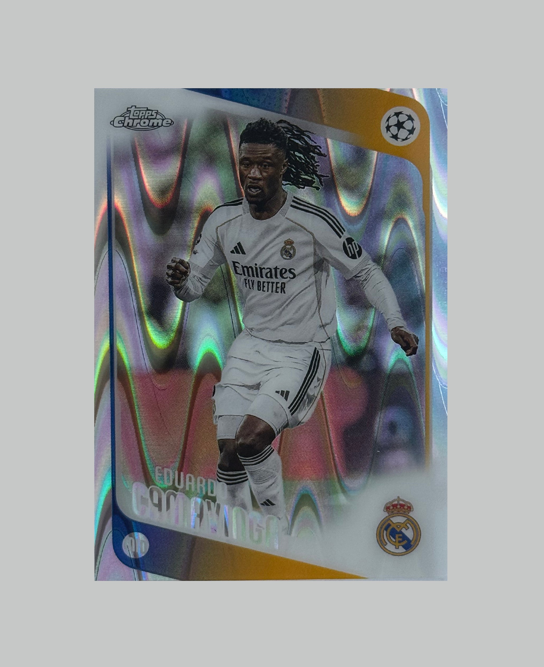 Topps Chrome UCC 2025-26 Eduardo Camavinga RayWave