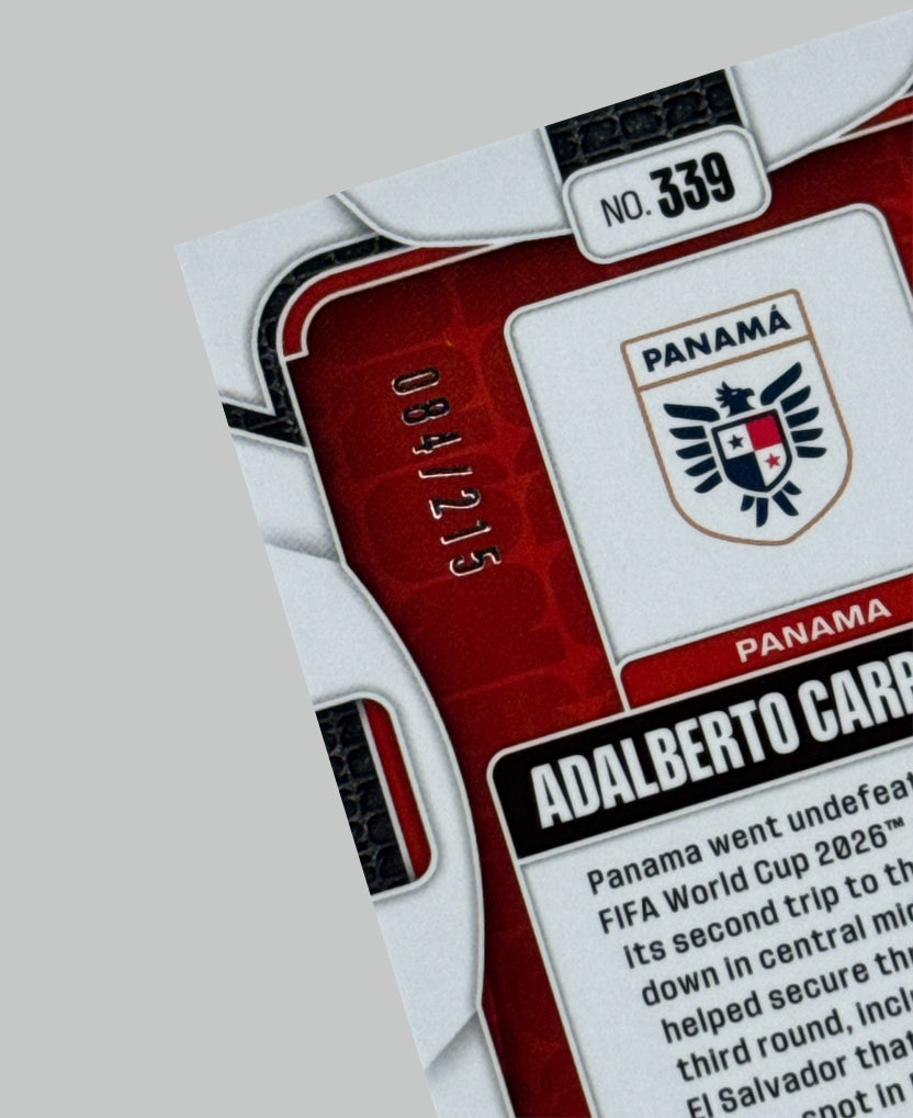 Panini Prizm World Cup 2026 Adalberto Carrasquilla 084/215