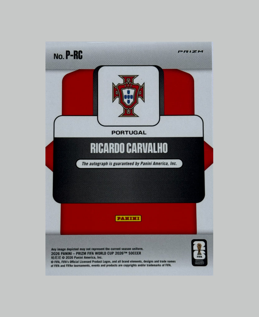Panini Prizm World Cup 2026 Ricardo Carvalho Auto
