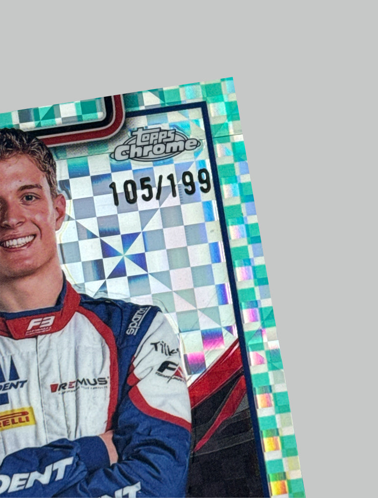Topps Chrome F1 2025 Charlie Wurz 105/199