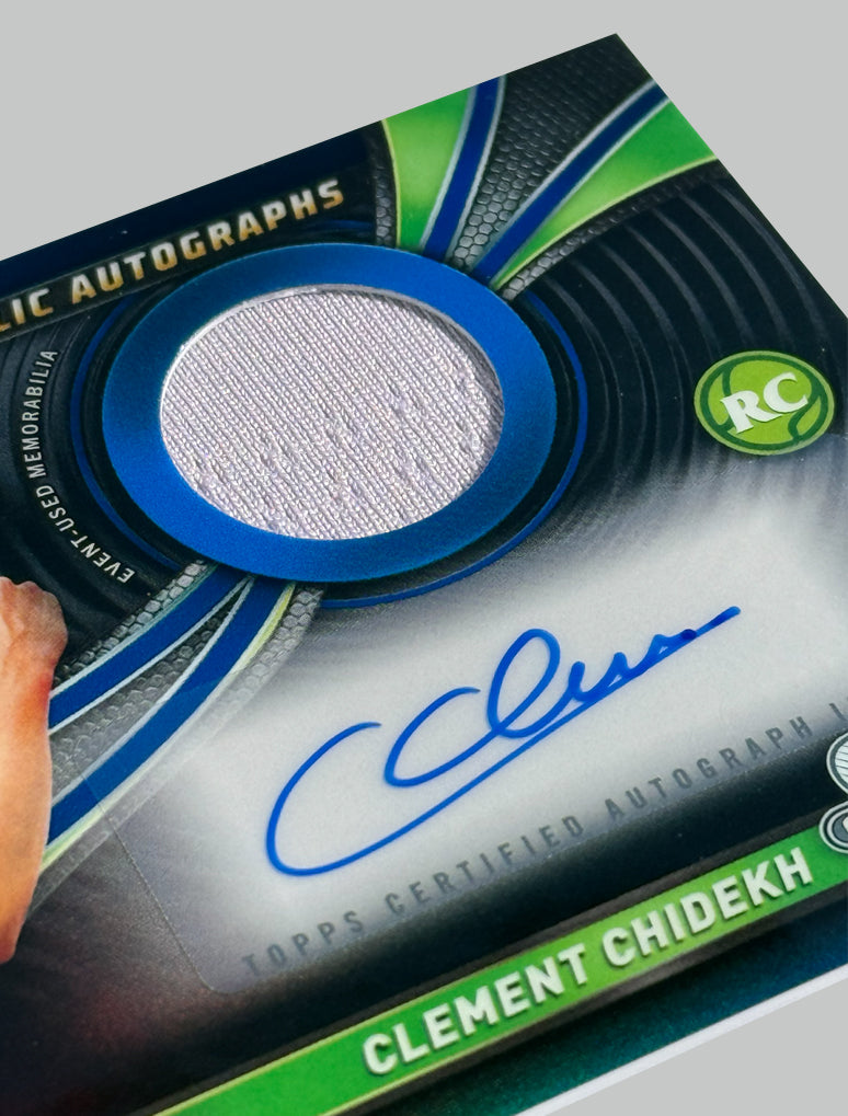 Topps Graphite Tennis 2024 Clement Chidekh (RC) 30/50 Auto/Relic