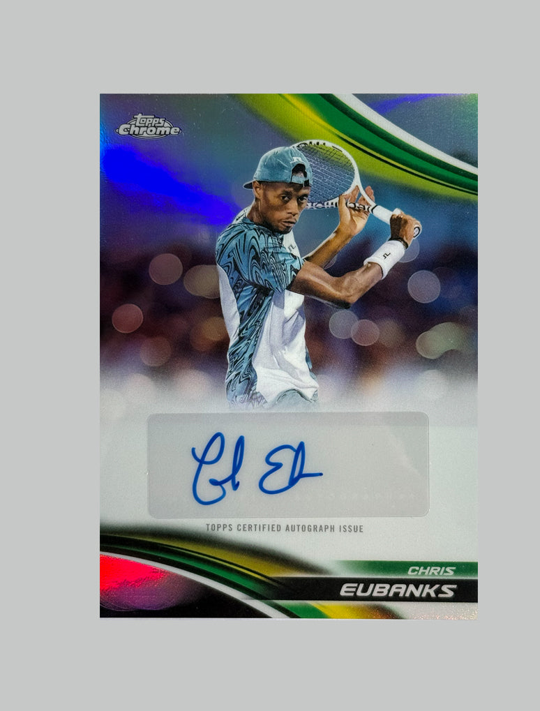 Topps Chrome Tennis 2025 Chris Eubanks Auto Refractor