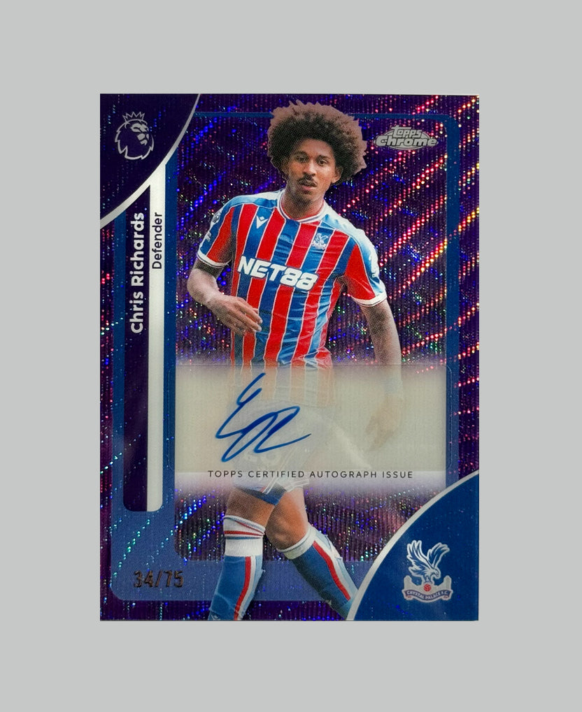 Topps Chrome Premier League 2026 Chris Richards Auto 34/75