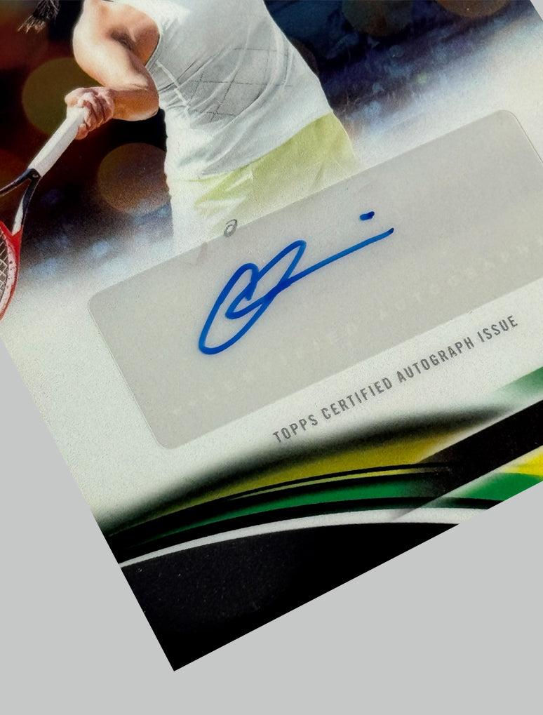 Topps Chrome Tennis 2025 Claire Liu Auto