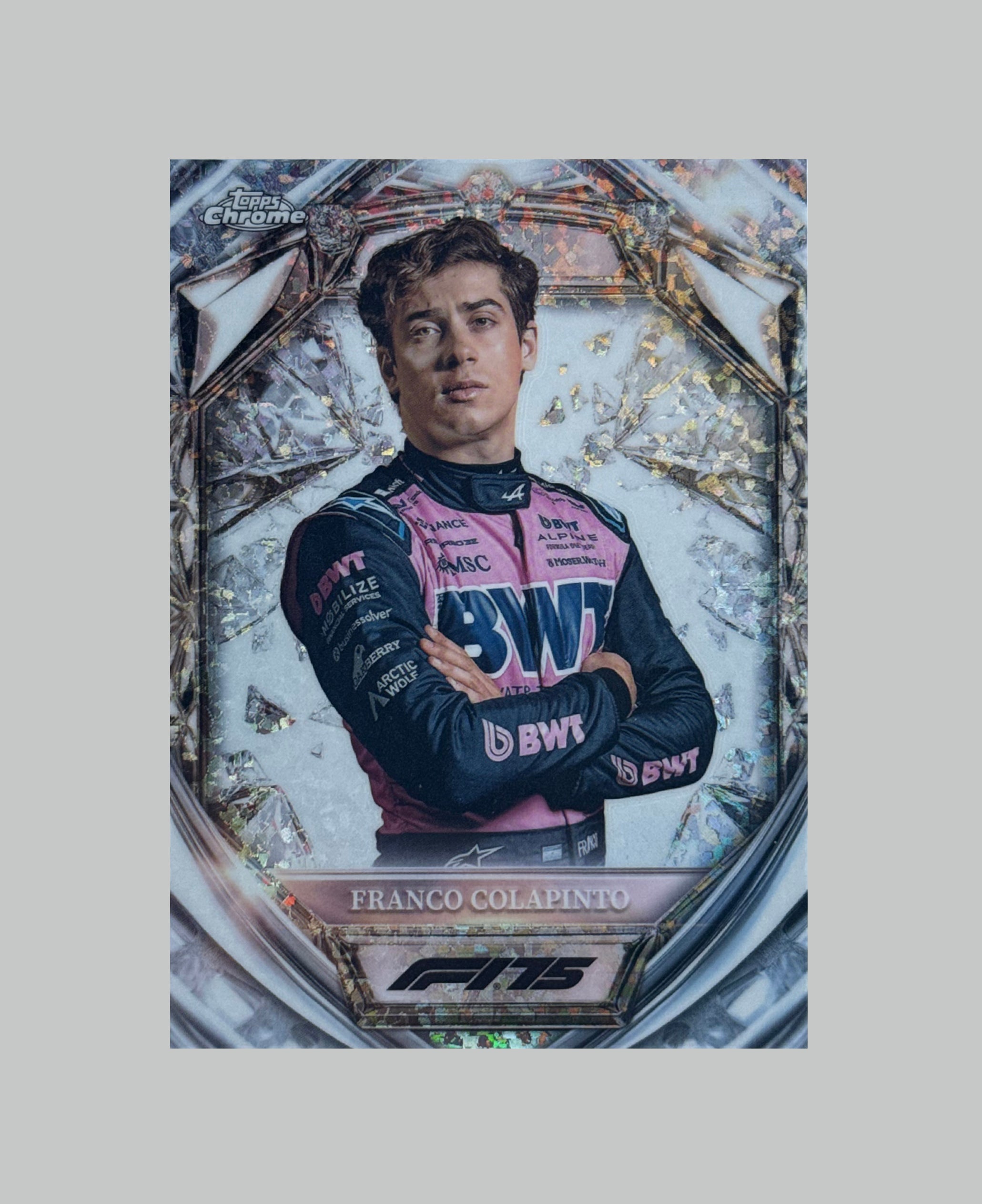 Topps Chrome F1 Franco Colapinto Diamond 75th Anniversary