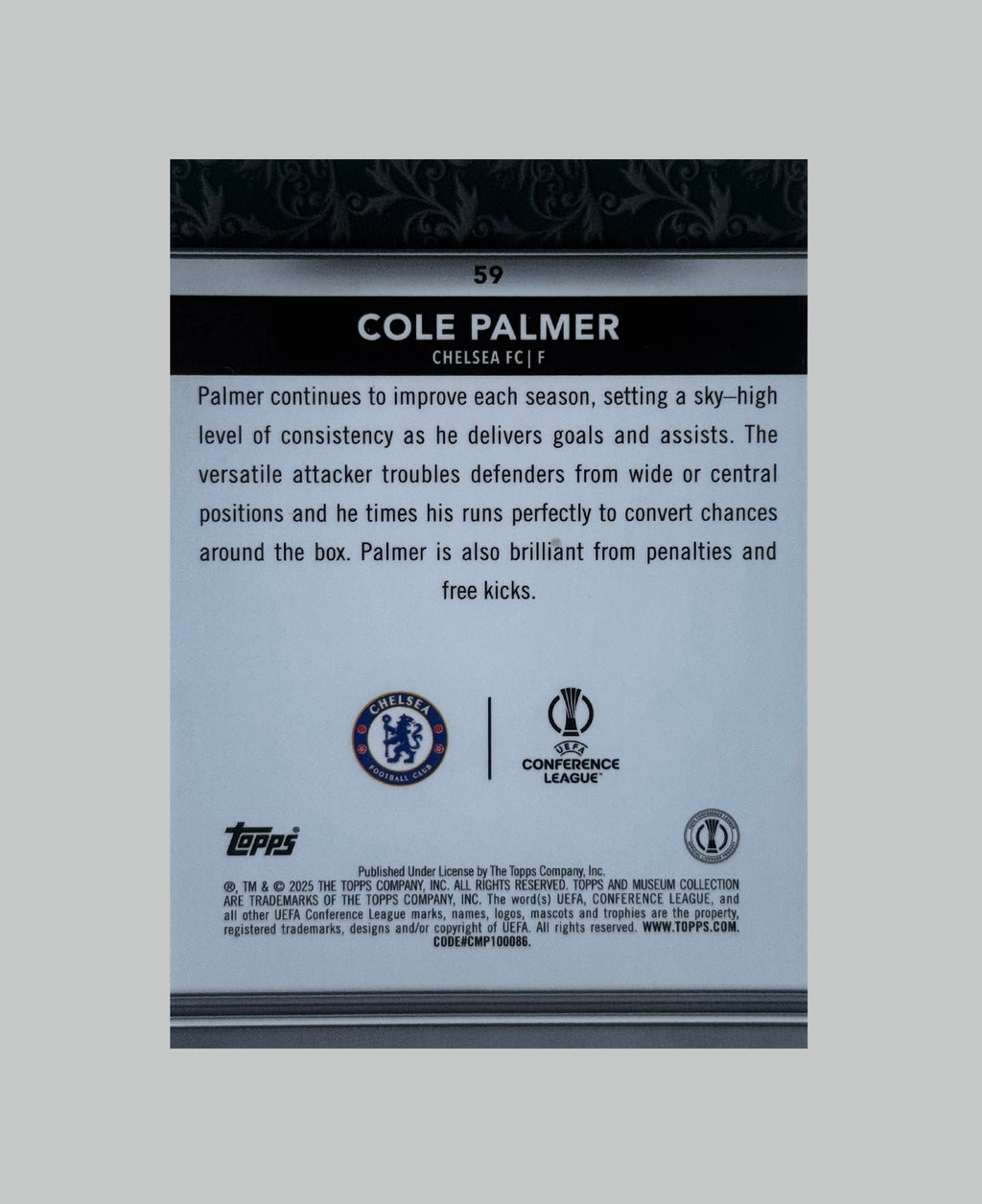 Topps Museum Collection 2024-25 Cole Palmer