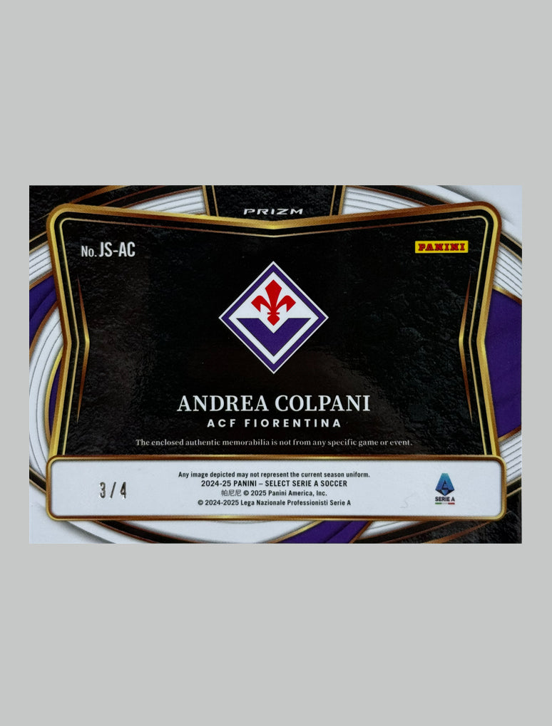 Panini Select Serie A 2024-25 Andrea Colpani 3/4 Relic