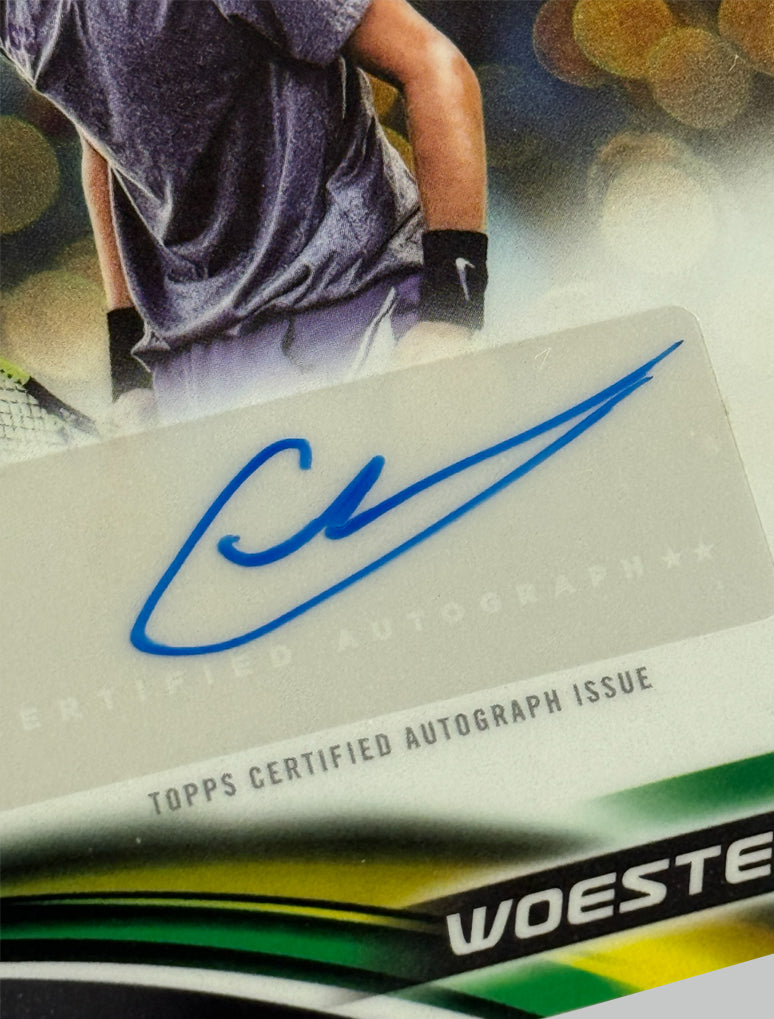 Topps Chrome Tennis 2025 Cooper Woestendick (RC) Auto