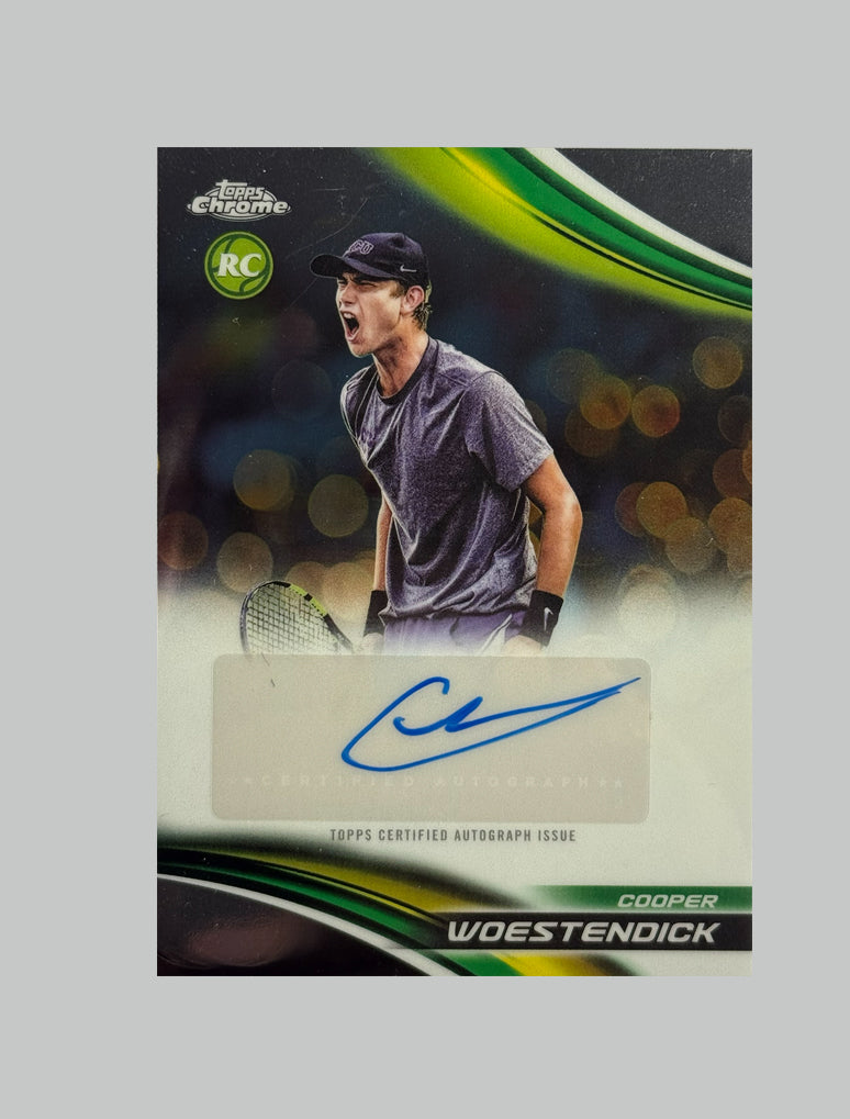 Topps Chrome Tennis 2025 Cooper Woestendick (RC) Auto