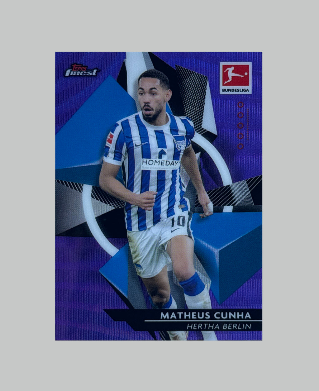 Topps Finest Matheus Cunha 061/250