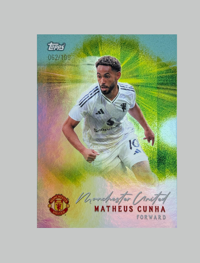 Topps Manchester United Team Set Matheus Cunha 062/199