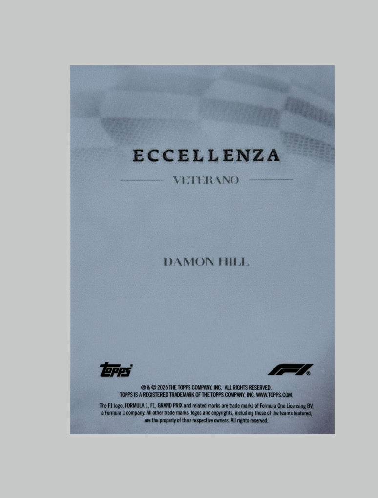 Topps F1 Ecellenza 2025 Damon Hill