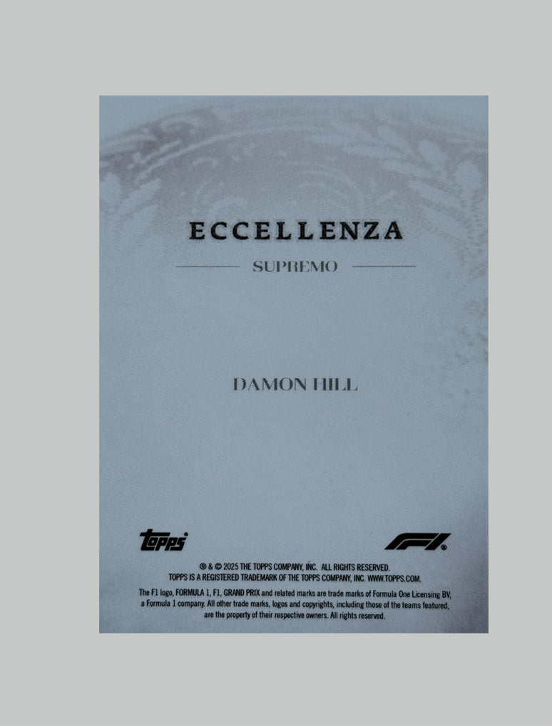 Topps F1 Ecellenza 2025 Damon Hill 24/50
