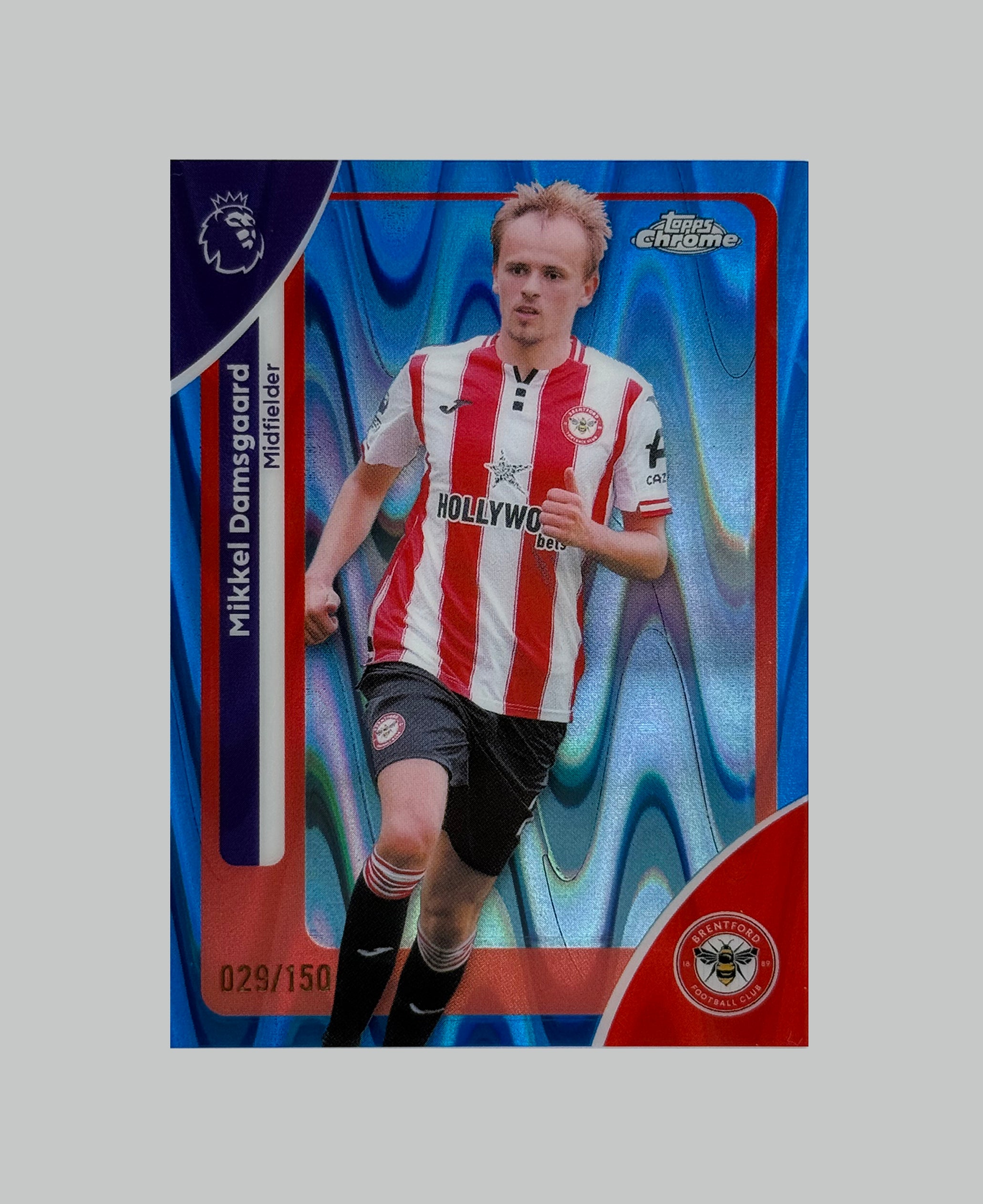 Topps Chrome Premier League 2026 Mikkel Damsgaard 029/150