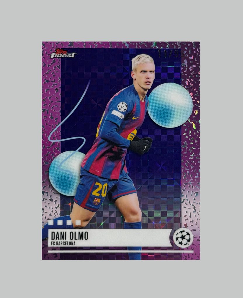 Topps Finest UCC 2025-26 Dani Olmo 11/99