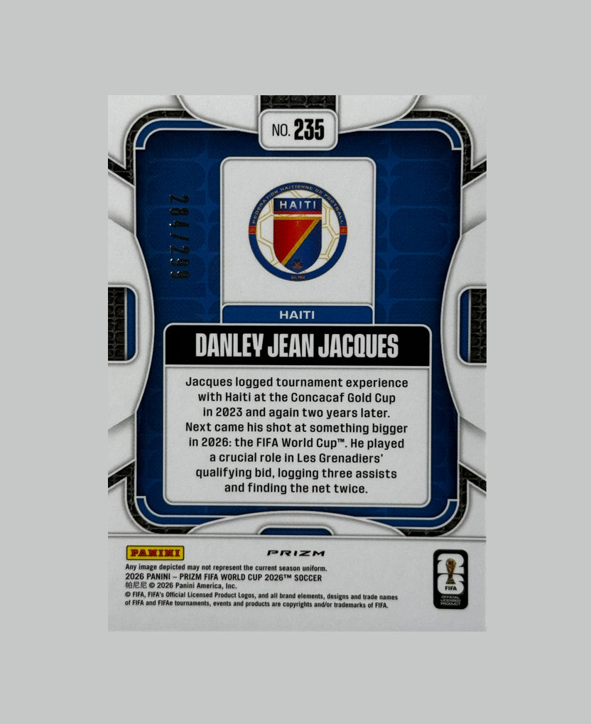 Panini Prizm World Cup 2026 Danley Jean Jacques 284/299