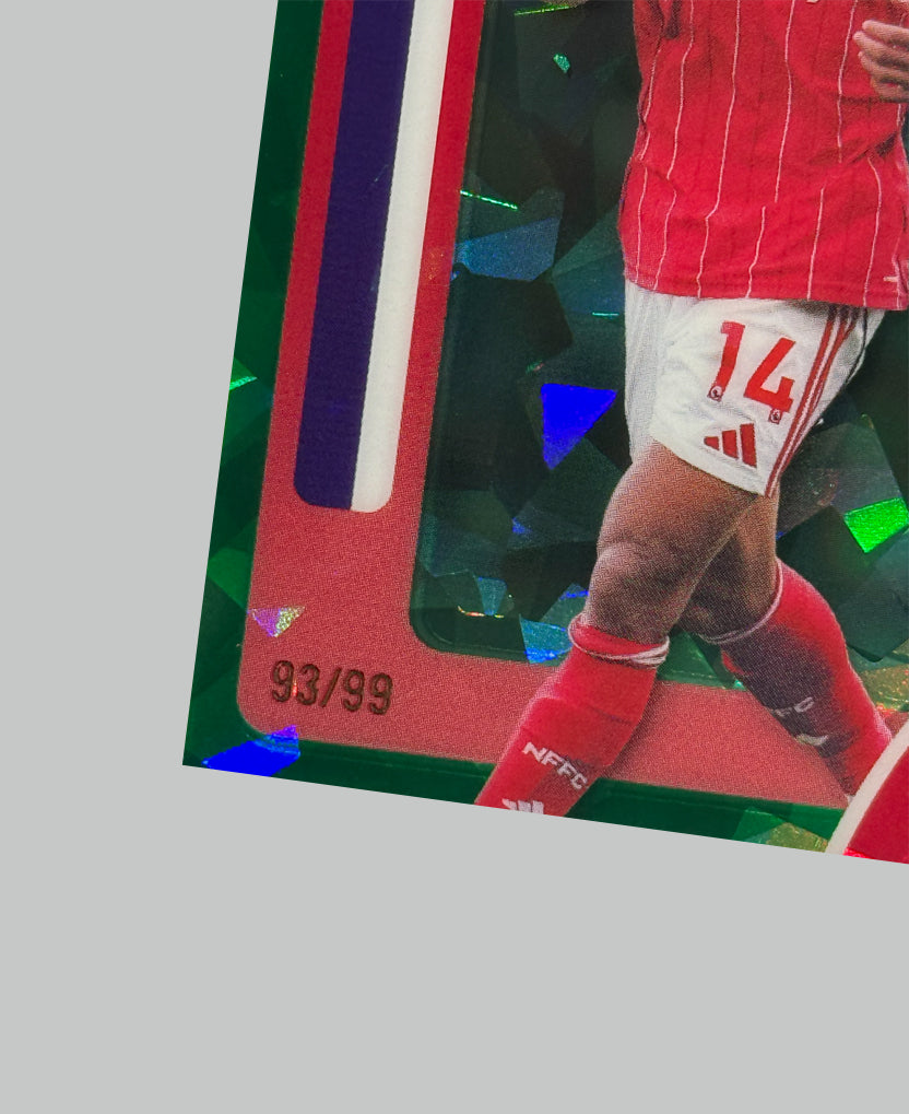 Topps Chrome Premier League 2026 Dan Ndoye 93/99 Sapphire