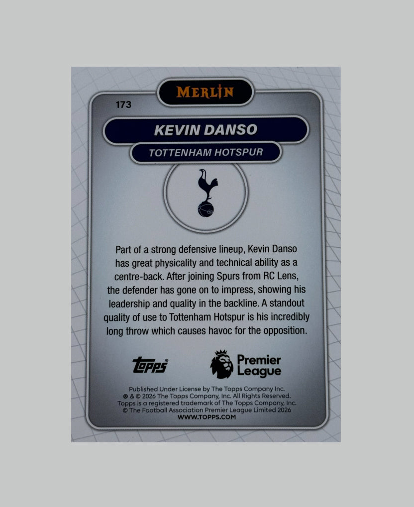 Topps Merlin Premier League 2025-26 Kevin Danso 93/99