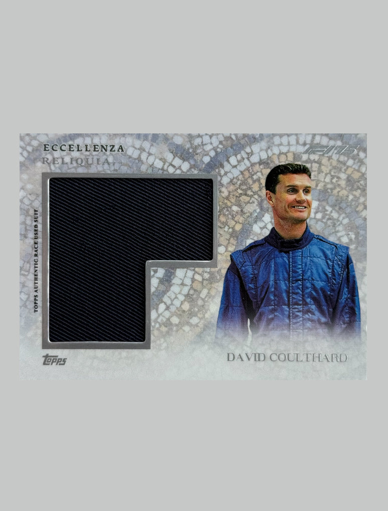 Topps F1 Ecellenza 2025 David Coulthard Race Used Relic