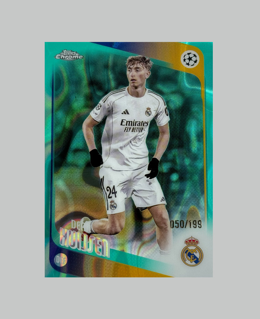 Topps Chrome UCC 2025-26 Dean Huijsen 050/199