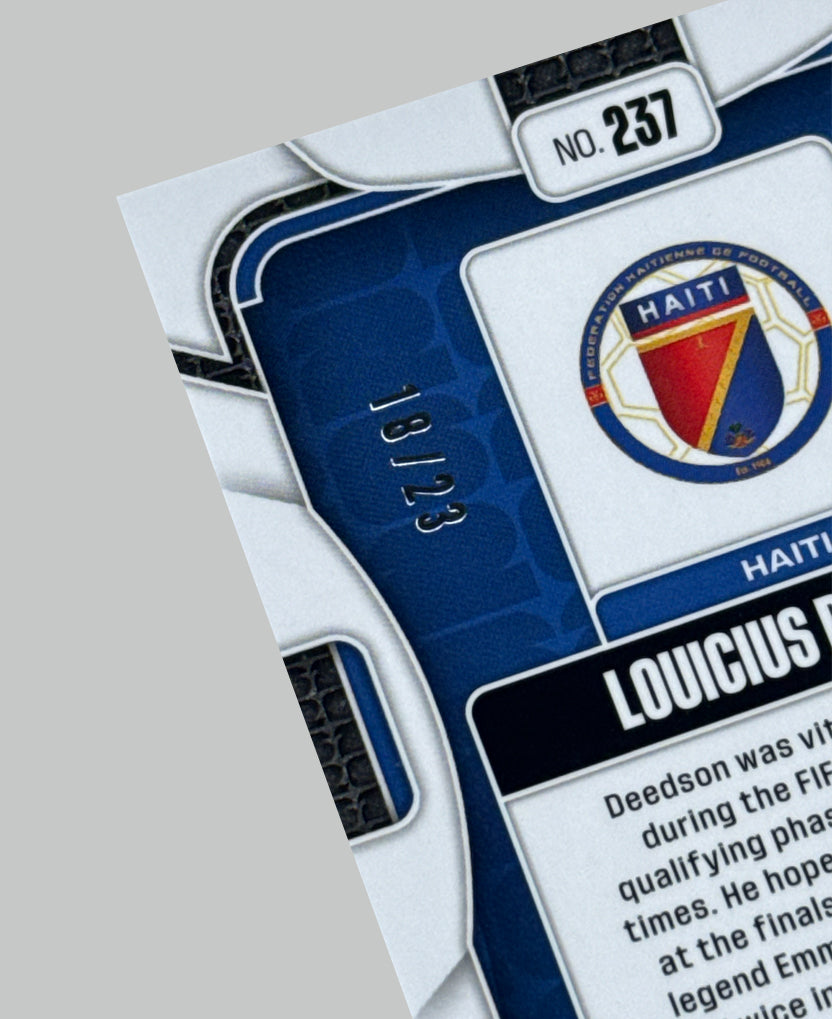 Panini Prizm World Cup 2026 Louicius Deedson (RC) 18/23