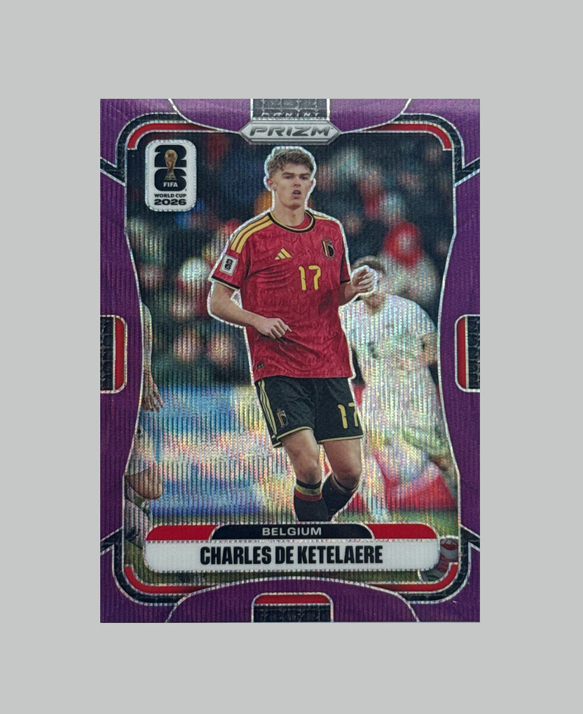 Panini Prizm World Cup 2026 Charles De Ketelaere 92/95