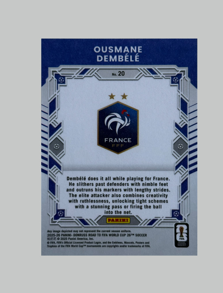 Panini Donruss Road to World Cup 2025-26 Ousmane Dembele Elite Series 078/199