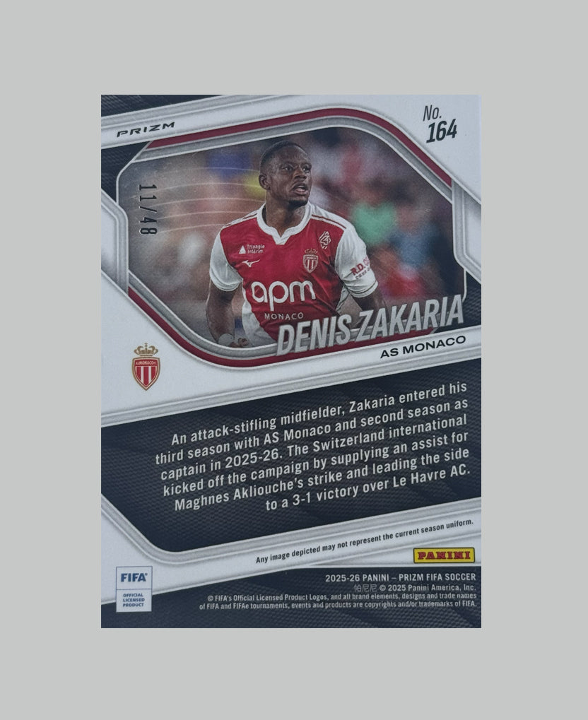 Panini Prizm FIFA 2025-26 Denis Zakaria 11/48
