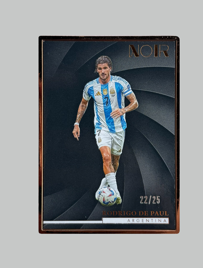 Panini Noir 2024-25 Rodrigo De Paul 22/25 Bronze Frame