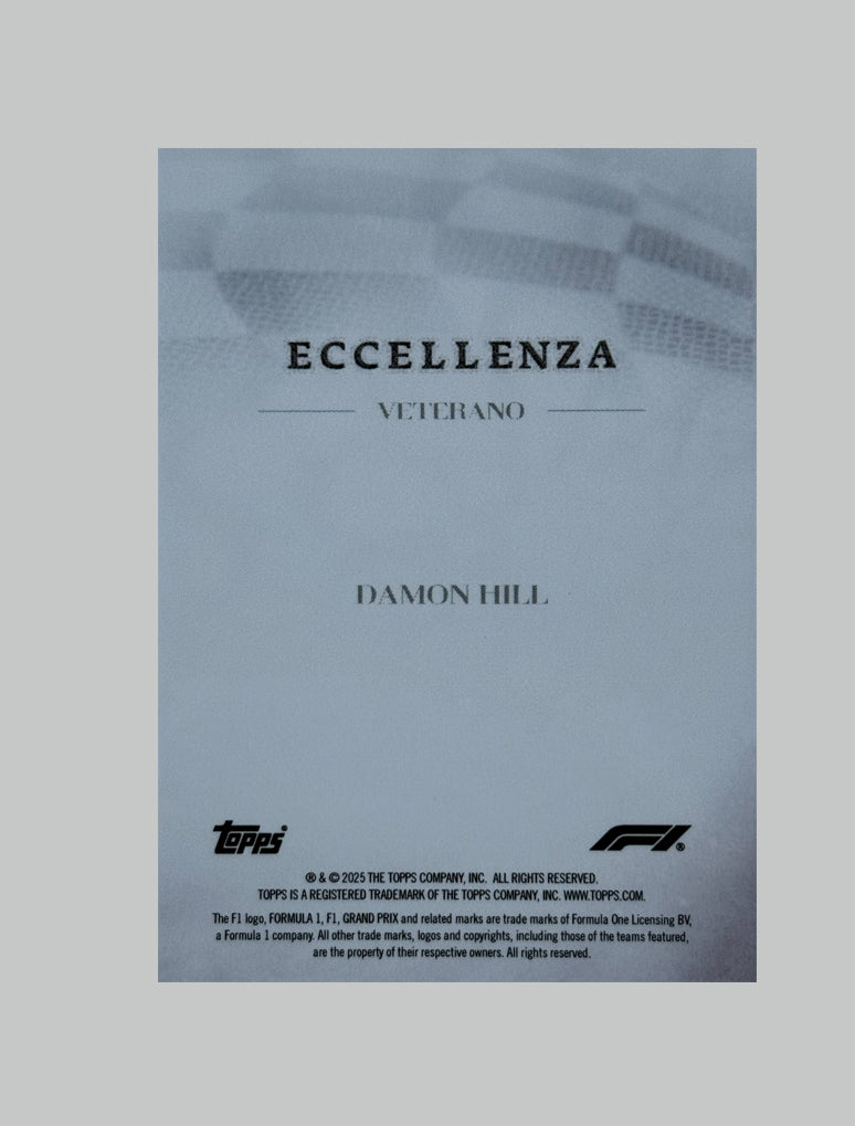 Topps F1 Ecellenza 2025 Damon Hill 65/75